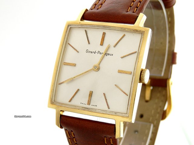 Girard Perregaux 18k Gelbgold mit Lederband Handaufzug WATCHES 2
