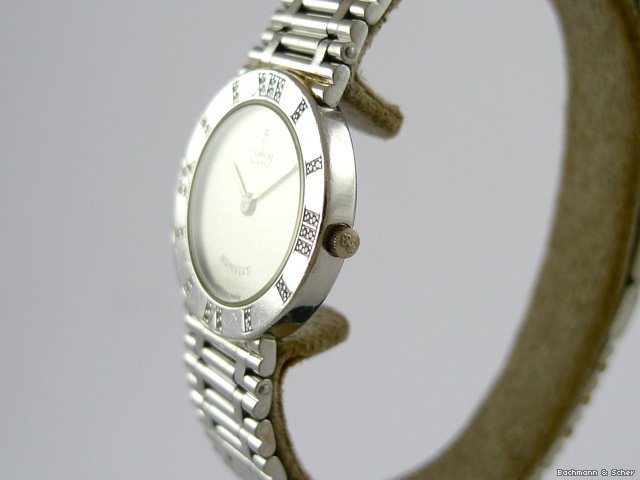 Corum Romulus Lady, 950 Platinum, Diamond Bezel WATCHES 2