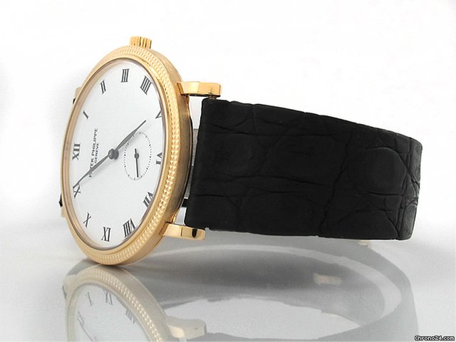 Patek Philippe "CALATRAVA 3919" 33 mm 750/- Gelbgold Handaufzug WATCHES 2