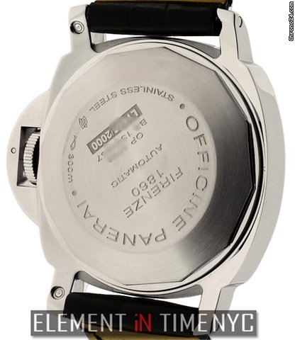 replica Panerai Luminor Steel Black Dial 44mm Power Reserve PAM 90 B+P WATCHES 1