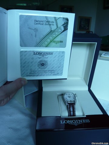 replica Longines EVIDENZA sertie 44 diamants 0,369 ct WATCHES 1