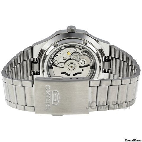 replica Seiko 5 Automatic Black Dial Stainless Steel Mens Watch SNKK57 WATCHES 1