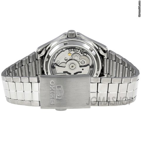 replica Seiko 5 Automatic White Dial Stainless Steel Mens Watch SNKK89 WATCHES 1