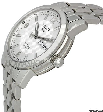 Tissot PRC 200 Mens Watch Automatic Bracelet Silver Dial T014.430.11.037.00 WATCHES 2
