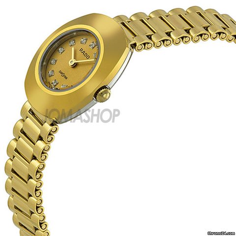 Rado Original Jubile Gold Tone Stainless Steel Ladies Watch R12559633 WATCHES 2