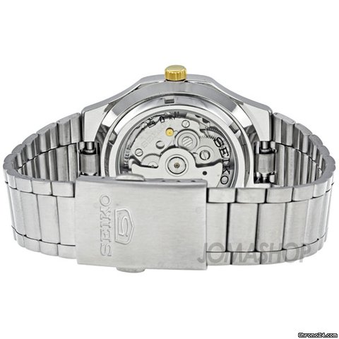 replica Seiko 5 Automatic Silver Dial Stainless Steel Mens Watch SNKK43 WATCHES 1