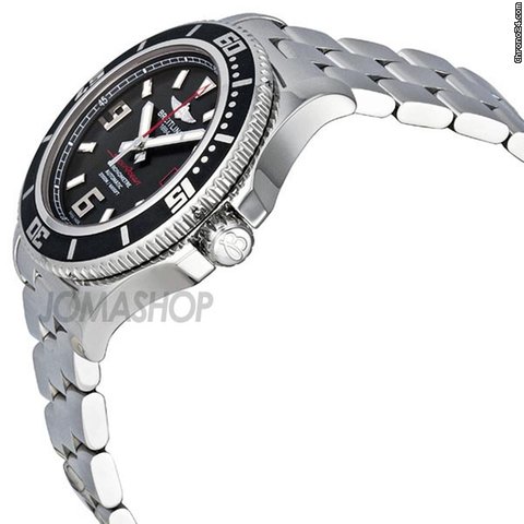 Breitling Superocean Black Dial Stainless Steel Mens Watch A17391A8-BA76SS WATCHES 2