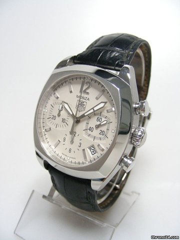 TAG Heuer Monza Chronographe steel/acier cadran silver dial WATCHES 2