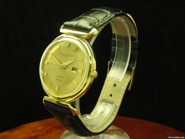 IWC Schaffhausen De Luxe 18kt Gold Automatic Herrenuhr Kaliber C.8531 Wie Nos WATCHES 2