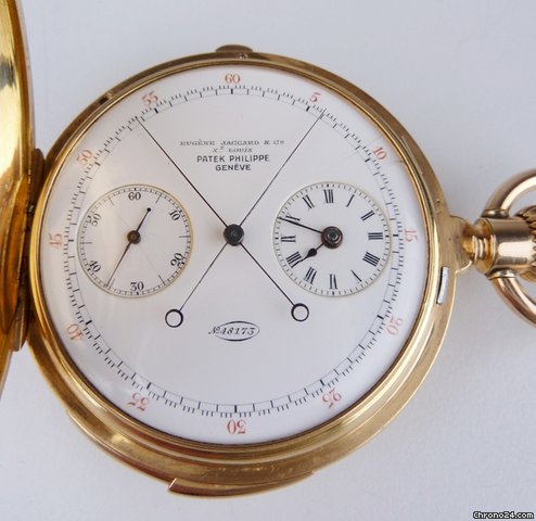 Patek Philippe Hunter 1879 Minutenrepetition Rattrapante Taschenuhr pocket WATCHES 2