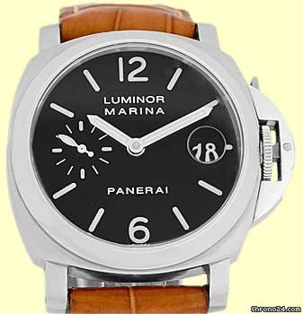 Panerai Gent's Stainless Steel Luminor Marina PAM 48 Strapwatch WATCHES 2