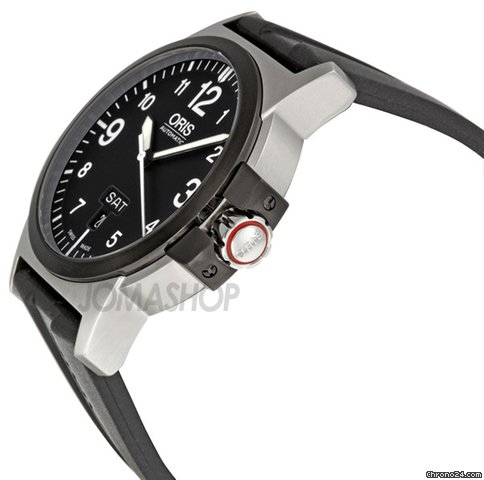 Oris BC3 Advanced Day Date Black Rubber Strap Automatic Mens Watch 735-7641-4364RS WATCHES 2