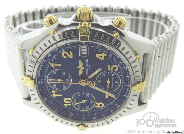 Breitling Chronomat B13050.1 Chronograph Watch with Steel Bullet Bracelet WATCHES 2