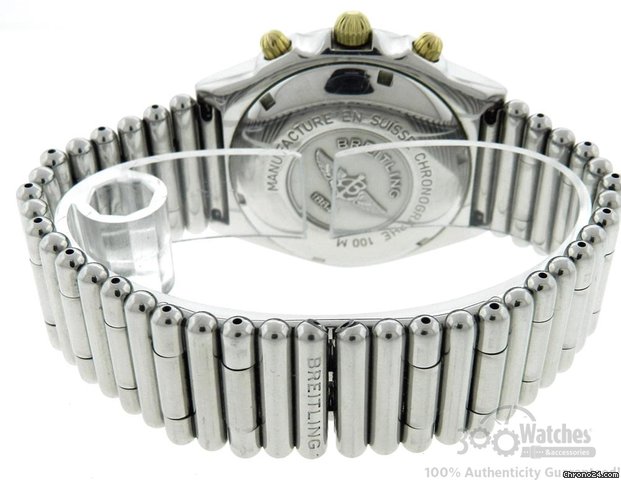 replica Breitling Chronomat B13050.1 Chronograph Watch with Steel Bullet Bracelet WATCHES 1