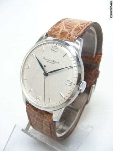 IWC Portugaise cal 89 Classique vintage steel/acier cadran silver dial WATCHES 2
