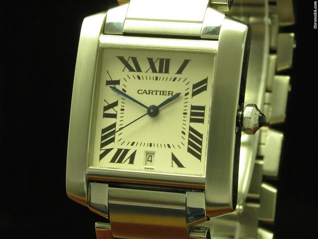 replica Cartier Tank Francaise Edelstahl Automatic Unisexuhr Inkl. Box WATCHES 1
