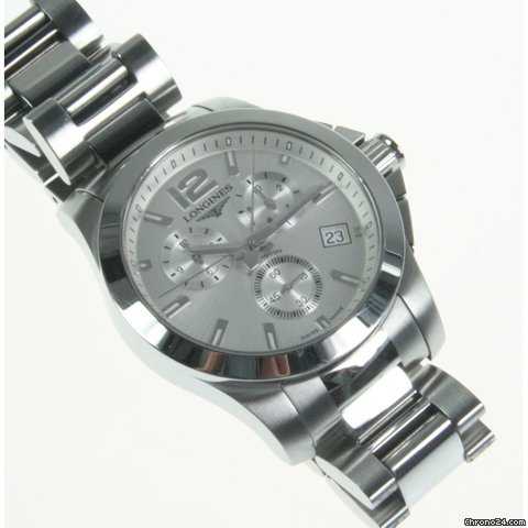 Longines Cunquest Herrenchronograph Edelstahl Ref. L3.660.4 WATCHES 2