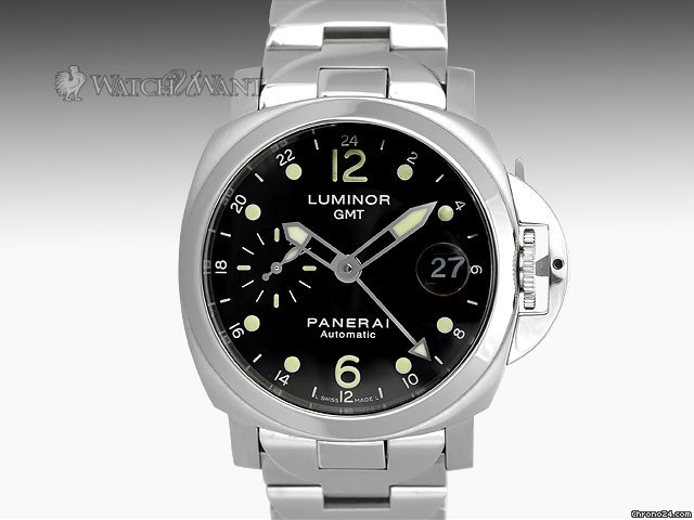 Panerai PAM 160 Luminor GMT - 40mm Stainless Steel WATCHES 2