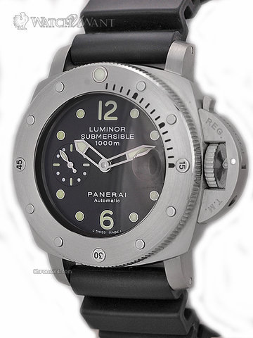 replica Panerai PAM 243 1950 1000m Submersible - 44mm Stainless Steel WATCHES 1