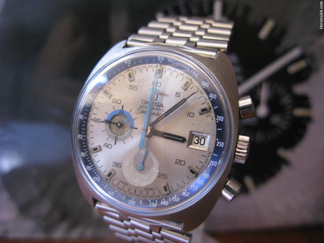 Omega SEAMASTER AUTOMATIC MODELE 176 007 CADRAN GRIS/BLEU DE 1970 WATCHES 2