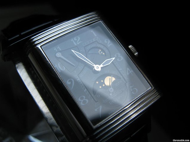 replica Jaeger-LeCoultre REVERSO SUN MOON MODELE 270.3.63 + BOITE + CARTE D'AUTH. WATCHES 1 