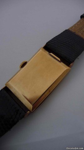 Longines Art Deco rectangular watch w. hooded lugs WATCHES 2