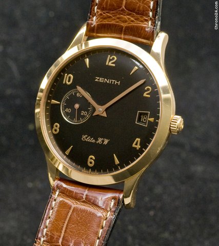 replica Zenith Elite Oro Rosa H W Rose Gold WATCHES 1