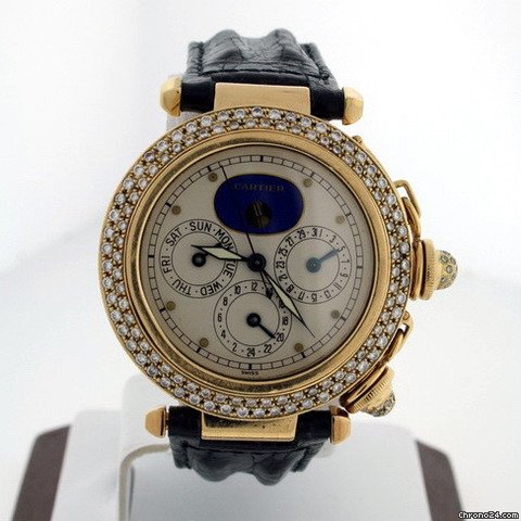 Cartier Pasha Day/Date Men's Pre-owned WATCHES 2