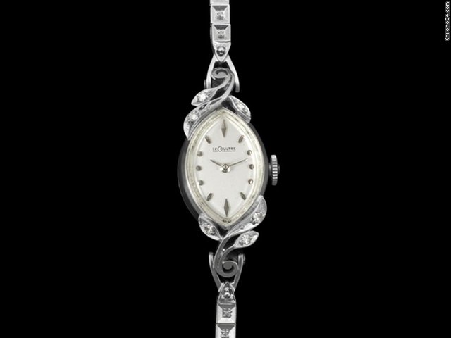 Jaeger-LeCoultre 1964 VINTAGE Ladies JAEGER-LECOULTRE - 14K White Gold & DIAM WATCHES 2