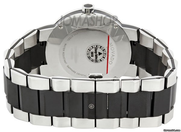 Movado Vertido Black PVD and Stainless Steel Mens Watch 0606373 WATCHES 2