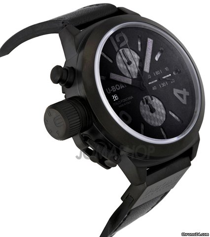 U-Boat Classico CAB Black Carbon Fire Dial Automatic Chronograph Mens Watch 2278 WATCHES 2