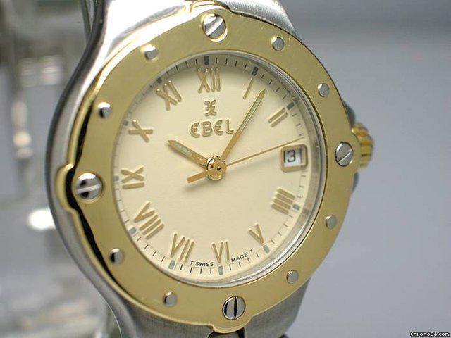 replica Ebel "SSPORTWAVE" - Stahl/Gold - Quartzwerk WATCHES 1