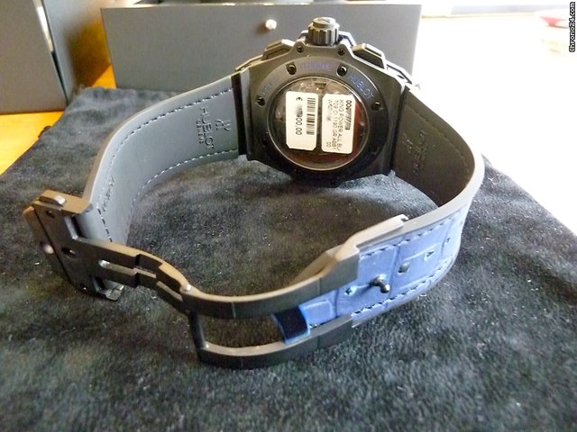 Hublot King Power Split Second Rattrapante Vendome All Black Blue WATCHES 2