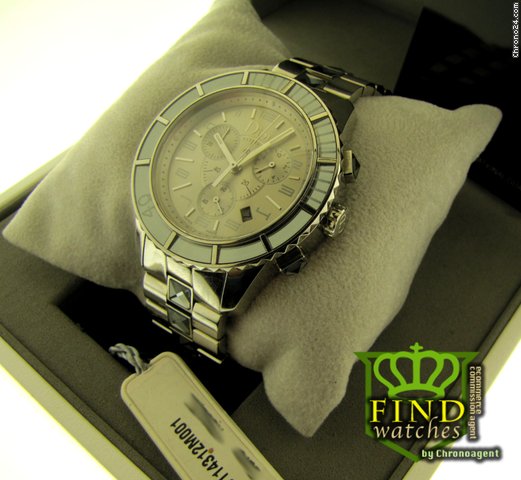 Dior Christian Dior Christal Chronograph Unisex Wristwatch WATCHES 2