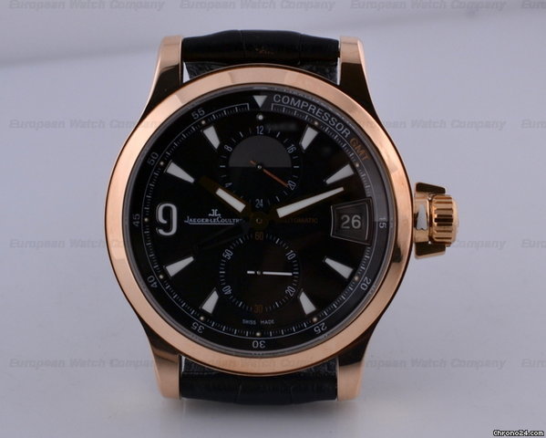 replica Jaeger-LeCoultre Master Compressor GMT 18K Rose Gold 41.5MM WATCHES 1