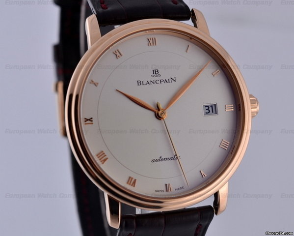 replica Blancpain Ultra Slim Automaitc 18K Rose Gold 38MM WATCHES 1 