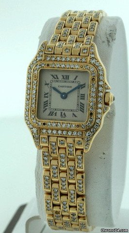 Cartier All Diamond Panther Ladies Pre-Owned WATCHES 2