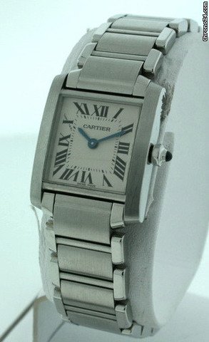Cartier Tank Francaise Ladies W51008Q3 Pre-owned WATCHES 2