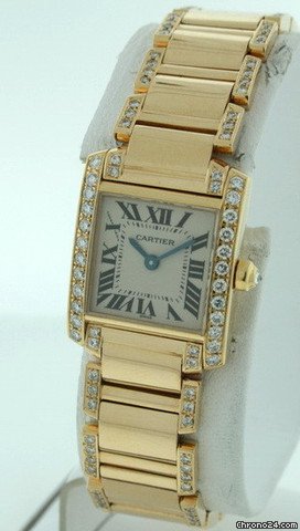 replica Cartier Tank Francaise Ladies W50002N2 Pre-owned WATCHES 1