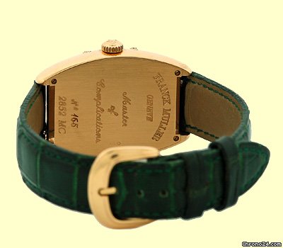 replica Franck Muller Gent's 18K Rose Gold Cintree Curvex Master Calendar Strapwatch WATCHES 1