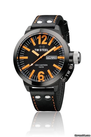 TW Steel CEO CANTEEN TWCE1028 CE1028 Herrenuhr Black Orange Highlight WATCHES 2