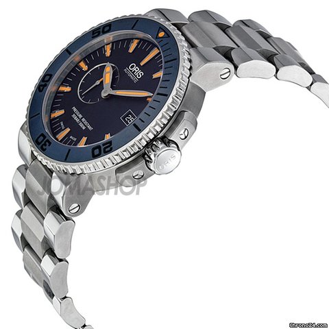 Oris Maldives Limited Edition Blue Dial Titanium Mens Watch 01 643 7654 7185-Set MB WATCHES 2