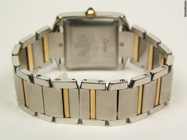 replica Cartier Tank Francaise steel and gold MOD. 2302 WATCHES 1