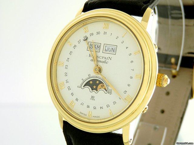 Blancpain 18K/750 Gelbgold mit Mondphaser und Datumsanzeige-Automatik WATCHES 2