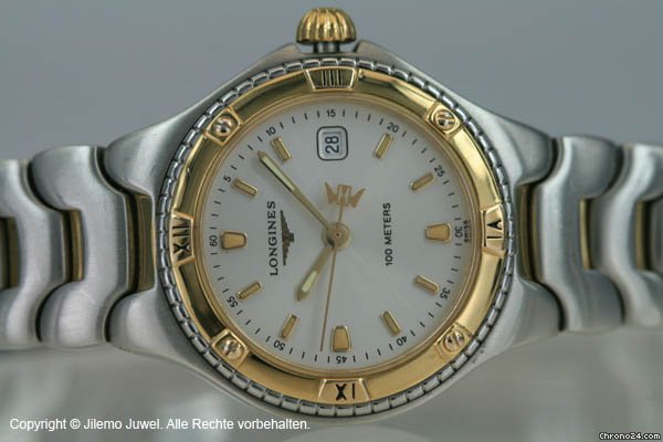 replica Longines Sport Wing Stahl / Gold WATCHES 1