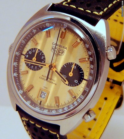 replica TAG Heuer HEUER CARRERA CRONOGRAFO AUTOMATICO ACC cal.12 VINTAGE WATCHES 1