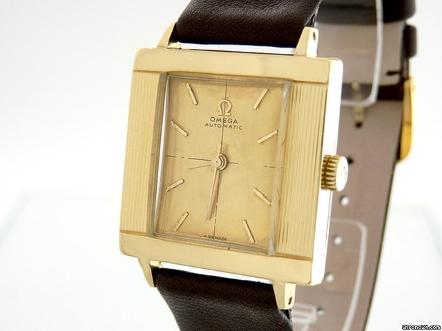 Omega 18K/750 Gelbgold - Leder, Automatik WATCHES 2