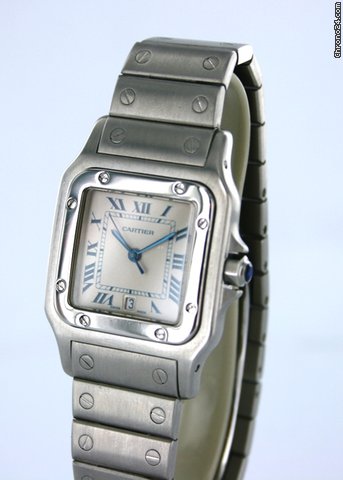 replica Cartier Santos de Cartier GalbE Modello Grande WATCHES 1