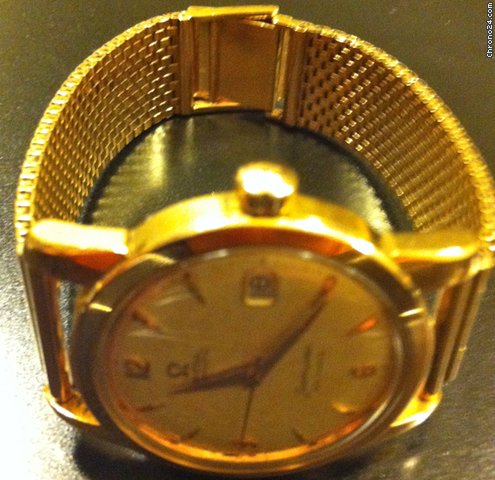 replica Omega SEAMASTER CALENDAR ROSE GOLD WATCHES 1