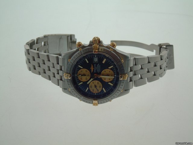 replica Breitling Crosswind Racing Stahl / Gold mit Pilotband WATCHES 1